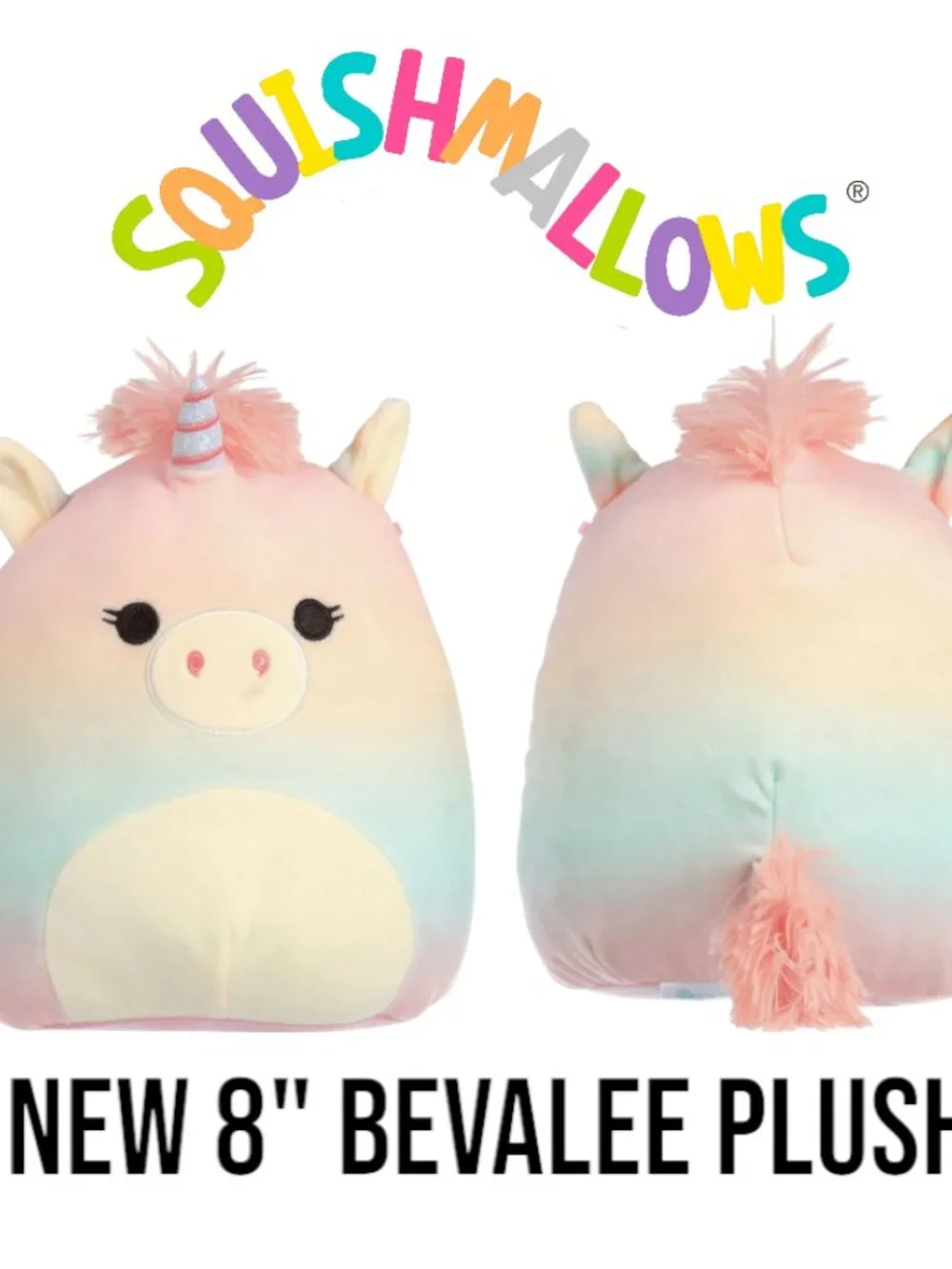 NEW SQUISHMALLOWS PLUSH BUNDLE Gretti Bebb Bevalee Easter Basket GIFT SET Stuffe